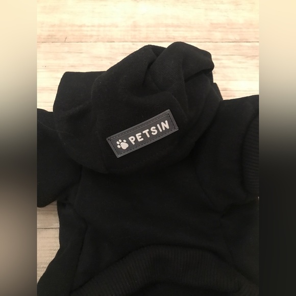 Petsin Black Dog/Pet Hoodie Sweatshirt - Picture 3 of 4